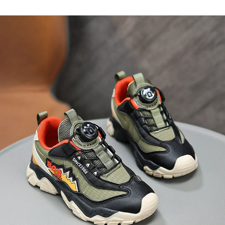 Original Knob Designer Sneakers Kids Trainers Platform Casual Sports Shoes For Boys Comfortable Breathable Children's Sneakers
