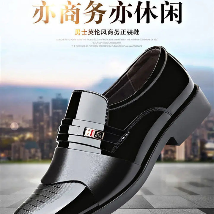 Luxury Men's Dress Shoes Elegant Mens Wedding Party High Quality Dress Shoes Social Man Dress Shoes Round Toe Office Men Loafers
