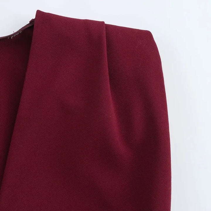 Pleated Long Dress for Women Sleeveless Evening  Chic Party Midi Draped Bodycon