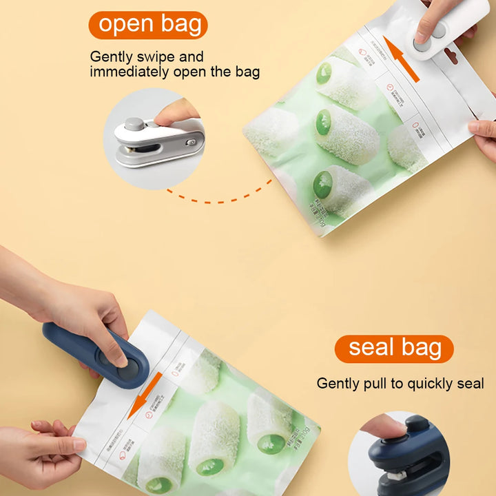 Seal in Freshness in Seconds!
🔥 Mini Handheld Heat Sealer – Reseal plastic bags with ease!
