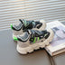 Kids Casual Sneakers for Boys Girls 2025 Autumn New Toddler Colorblock Versatile Sneakers Breathable Soft Sole School Footwear