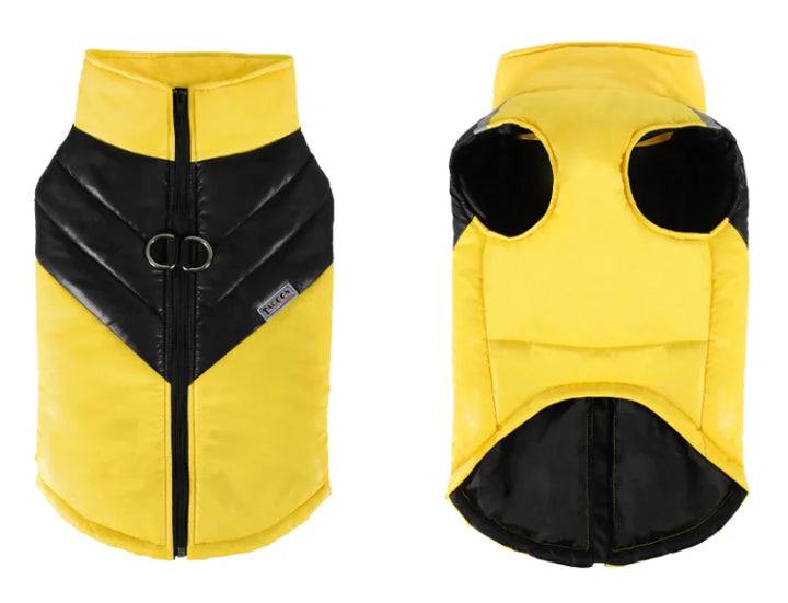 Pet Dog Clothes Autumn Winter Warm Thicken Windproof Interchange Jacket Outdoor Pet Clothes