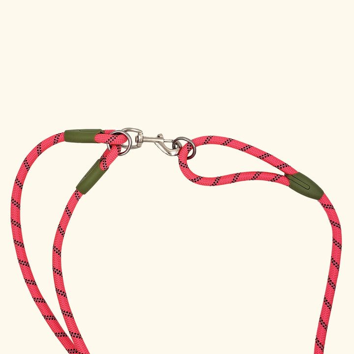 Reflective Nylon Leashes Pet Dogs Chain Traction Rope Leads for Running Dog Walking Free Hands Rope Chain for Small Large Dogs