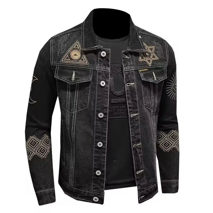 🧥 Retro Vibes. Modern Edge.
🔥 Men’s Embroidered Denim Jacket – Classic lapel design with a trendy, loose fit
🛵 Motorcycle-inspired style, perfect for spring & autumn
🎯 Detailed embroidery adds a bold, fashion-forward touch
Your go-to jacket for effort