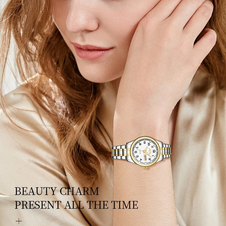 OPK 8110 Watch For Women Quartz Watch Waterproof Classic Luxury Brand Ladies Watch Stainless Steel Strap Watches Reloj Mujer
