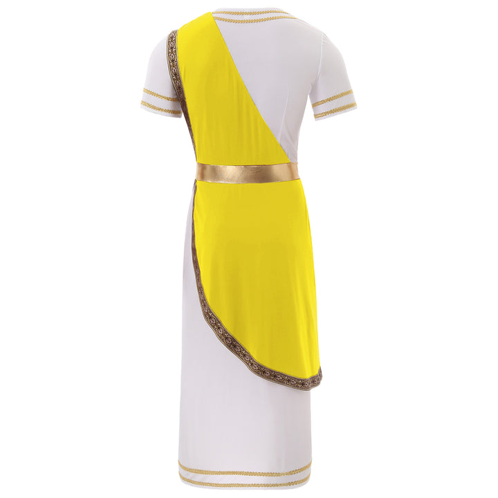 Halloween Men Ancient Greek Roman Toga Adults Retro Gold Cosplay Costume Long Robe Carnival Theme Party Fancy Dress Outfits