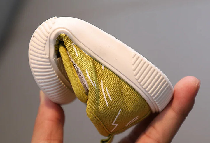 Kids Shoes for Girls Boys Sneakers Canvas Toddler Candy Color Breathable Shoes Soft Bottom Anti Slip Running Sport Casual Shoes