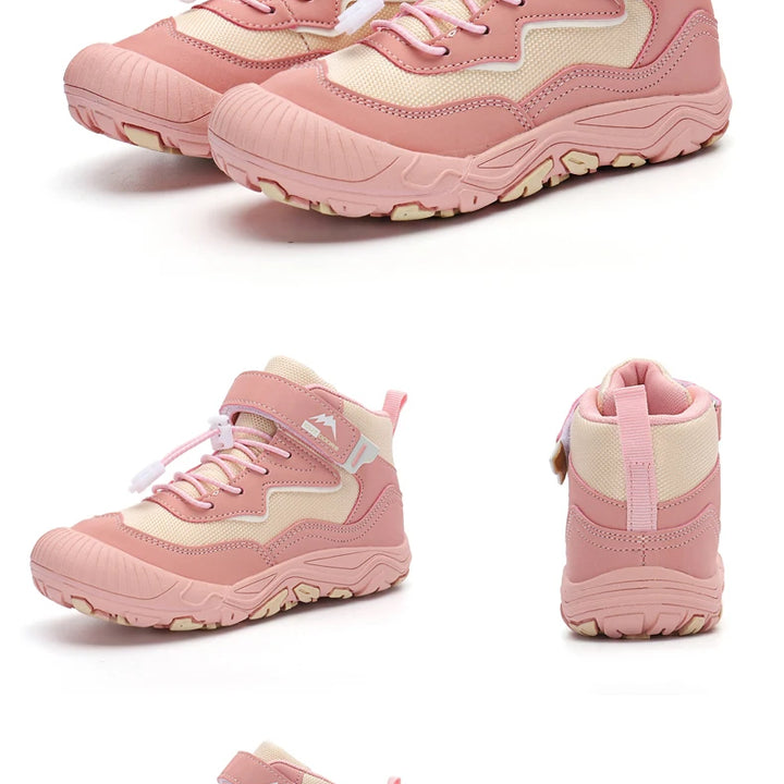 Kids Hiking Boots Toddler Girls Boys Hiking Shoes  Anti-Collision Non-Slip Athletic Outdoor Trekking Boots