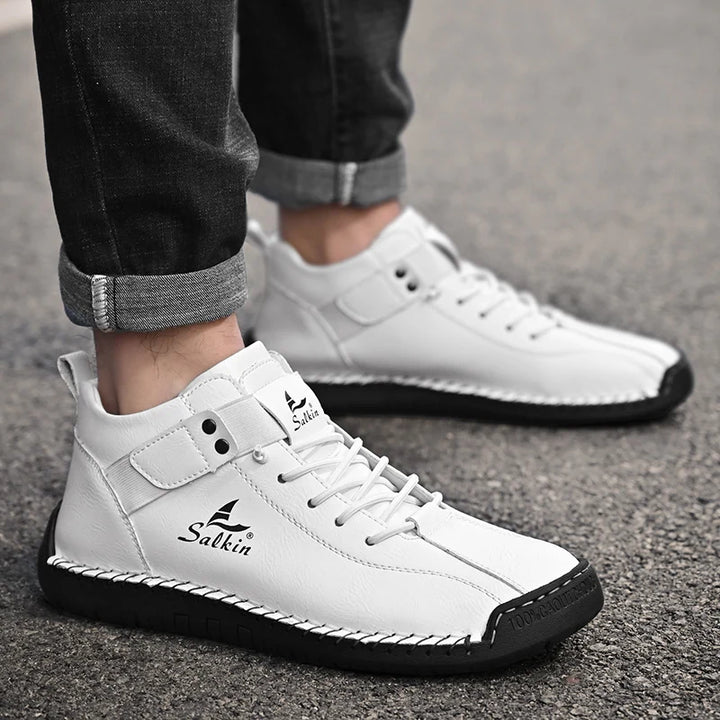 🆕 New 2024 Arrival – Handmade Leather Perfection
Upgrade your look with our Handmade Leather Sneakers & Ankle Boots – crafted for comfort, built for the outdoors, and designed for everyday style.
✅ Premium leather
✅ Solid color finish
✅ Urban + outdoor r