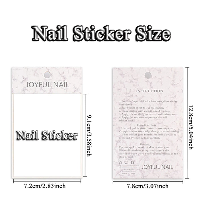 Halloween Cartoon Ghost Design Nail Art Stickers with Spider Skeleton Pattern Nail Decoration Decals