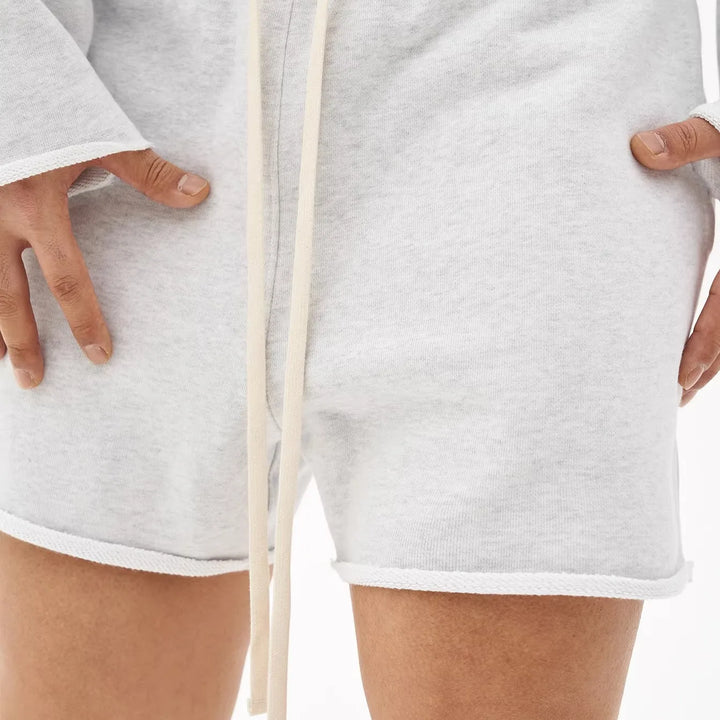 Men Shorts Casual Short Pants Ripped Cotton Gym Shorts Men Jogger Workout