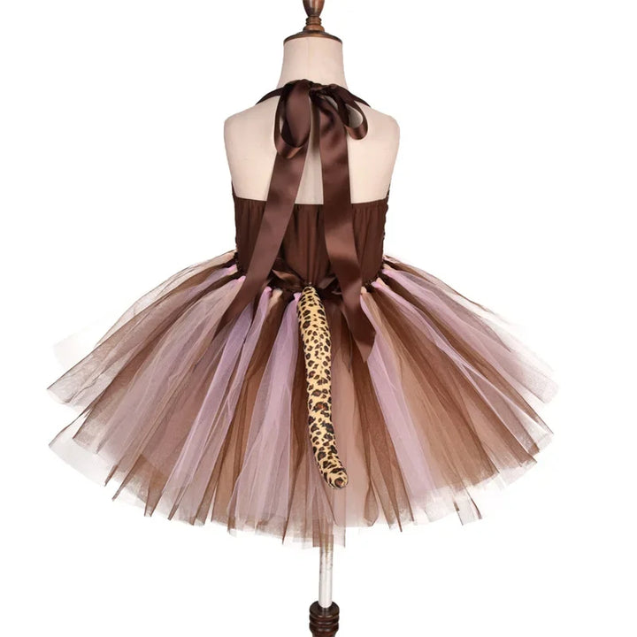 Wild and Wonderful!
Cute animal prints and a fluffy tutu make this costume perfect for Halloween, birthdays, or school plays. Soft, comfy, and full of forest fun!
🦓 Includes: Animal print tutu dress
🎉 Occasions: Halloween, birthdays, themed parties.