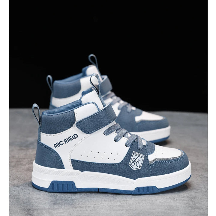 2024 New Fashion Kids Sneakers Boys Girls Casual Board Shoes High Top Running Sports Shoes Children Non-slip Basketball Sneakers