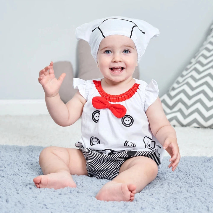 Halloween Costumes for Baby Boys Girls Snowman Dinosaur Chef Cowboy Rompers Short Infant Toddler Birthday Photograph Fancy Dress