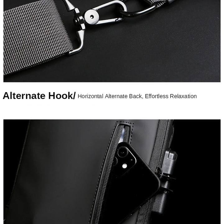 🧳 Style Meets Security
🖤 Men’s Designer Crossbody Chest Bag – Sleek, compact & anti-theft
💼 Made with premium PU leather for a classic, polished look
🔒 Multiple pockets for phone, wallet & essentials
Perfect for daily wear, travel, or on-the-go advent