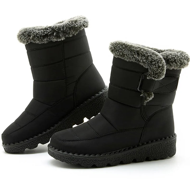 Women's Boots Trend Winter Shoes For Woman Winter Boots Ankle Low Heels Botas Mujer Waterproof Snow Boots With Fur Shoes