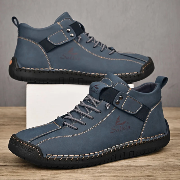 🆕 New 2024 Arrival – Handmade Leather Perfection
Upgrade your look with our Handmade Leather Sneakers & Ankle Boots – crafted for comfort, built for the outdoors, and designed for everyday style.
✅ Premium leather
✅ Solid color finish
✅ Urban + outdoor r
