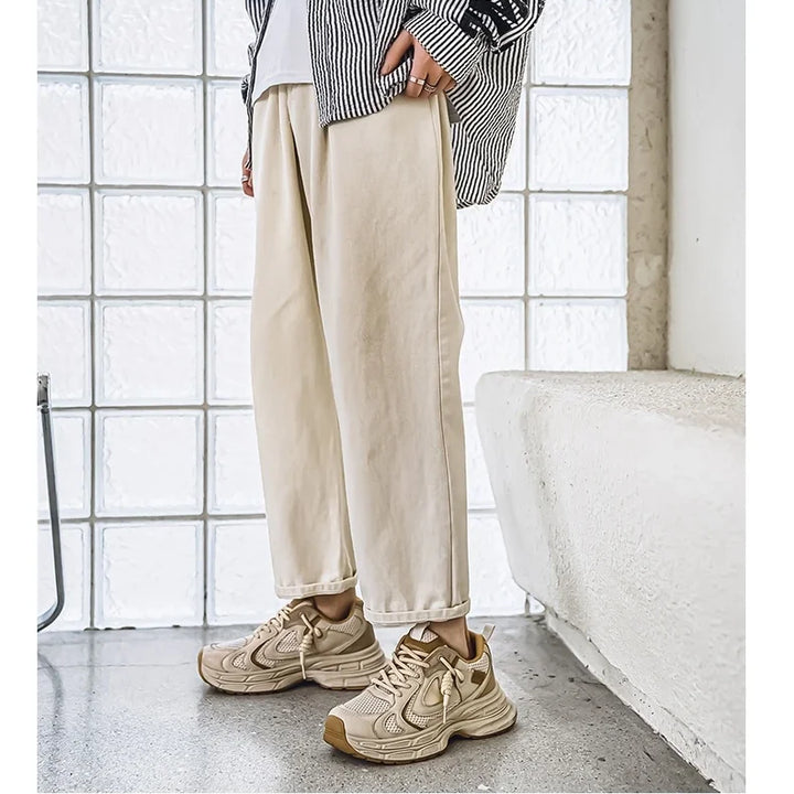 Shoes for Men 2025 New Trendy Fashion Versatile Breathable Thick Bottom Comfortable Sports and Leisure Low Top Sneakers Men