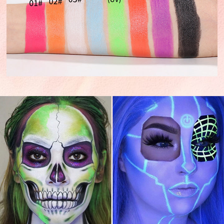 Halloween Makeup Body Face Paint 8 Colors Make Up Kids Face Cosmetics Party Make Up Paint Professional Faces Durable Gadgets