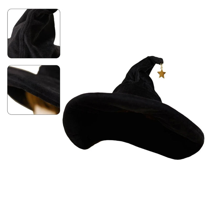 Halloween Witch Hat Hairband Halloween Witch Headband Mini Pointy Witch Hat for Halloween Cosplay Party Children