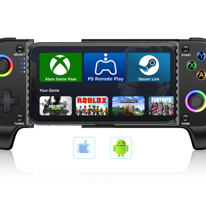 BEBONCOOL MC100 Gamepad Telescopic For Apple IOS Android PUBG COD Stretch Wireless Bluetooth Phone Game Controller Joystick