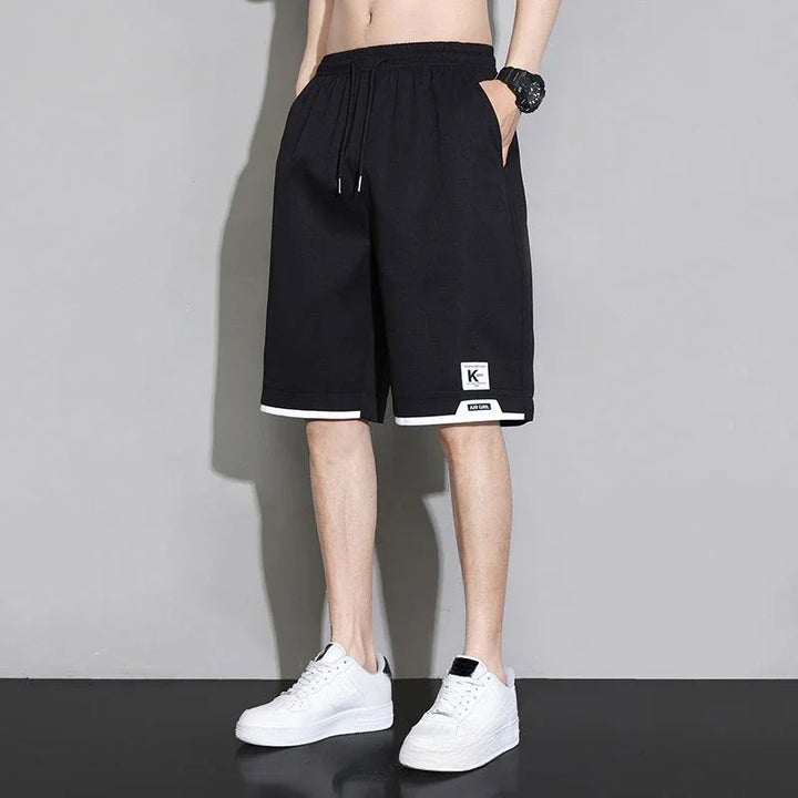 Man Short Pants Long Drawstring Bermuda Shorts for Men Graphic Black Essential Casual Designer Hot Deals Xl Fashion Thin in Bulk