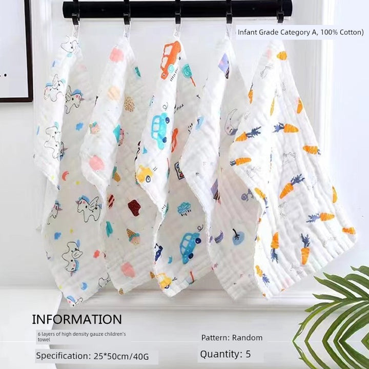 Towel Couple Kids Soft Absorbent Pure Cotton Gauze