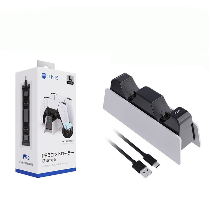Good Value Ps5 Handle Charging Set Support Silicone Case Charging Ps5 Elite Handle Charging Base Double Charging Accessories
