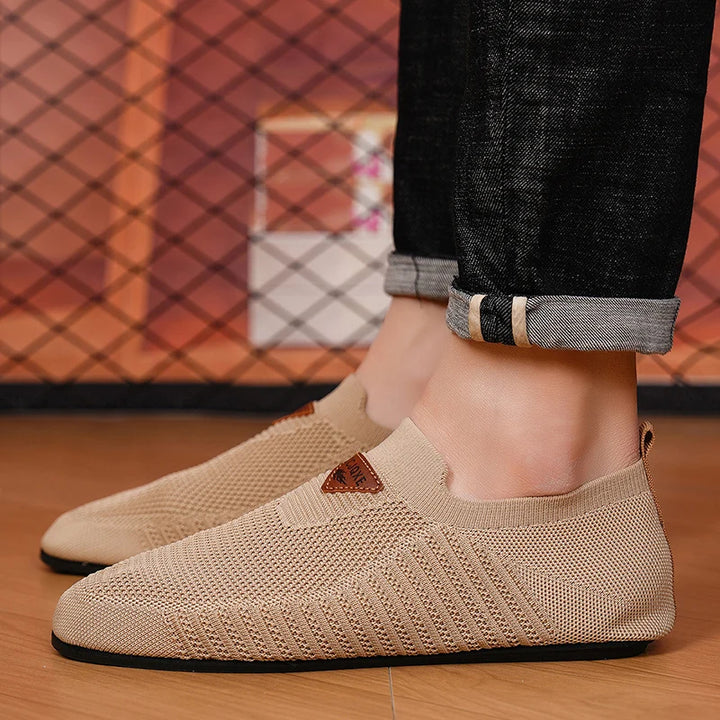 YRZL Mens Loafers Breathable Mesh Summer Lightweight Driving Moccasins Slip on Casual Shoes for Men Comfortable Walking Shoes