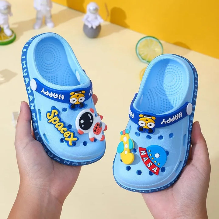 Kids' Cartoon Baby Soft-Sole Sandals – Ultra-Light Non-Slip Infant & Toddler Open-Toe Beach Sandals for Boys and Girls