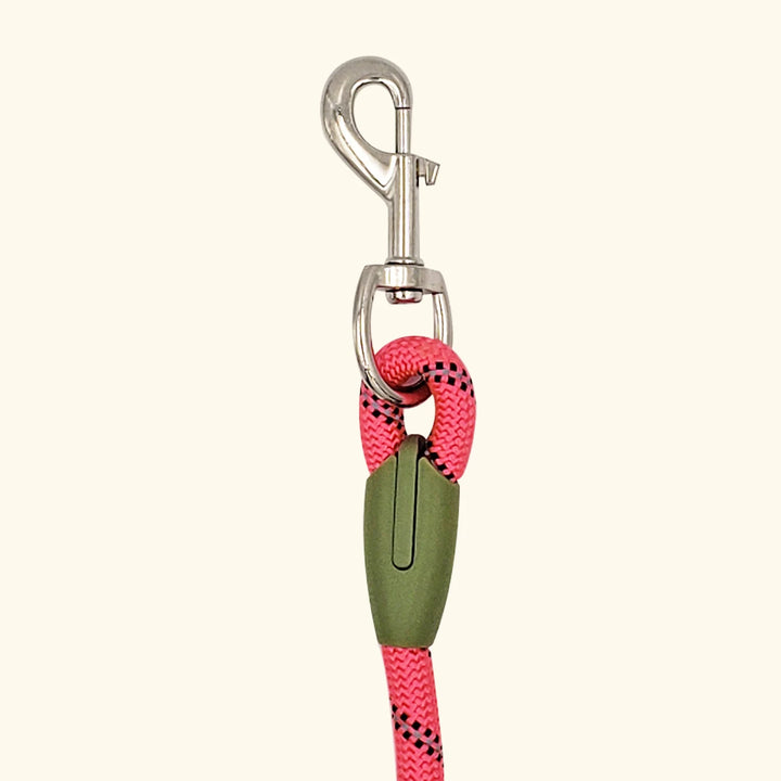 Reflective Nylon Leashes Pet Dogs Chain Traction Rope Leads for Running Dog Walking Free Hands Rope Chain for Small Large Dogs