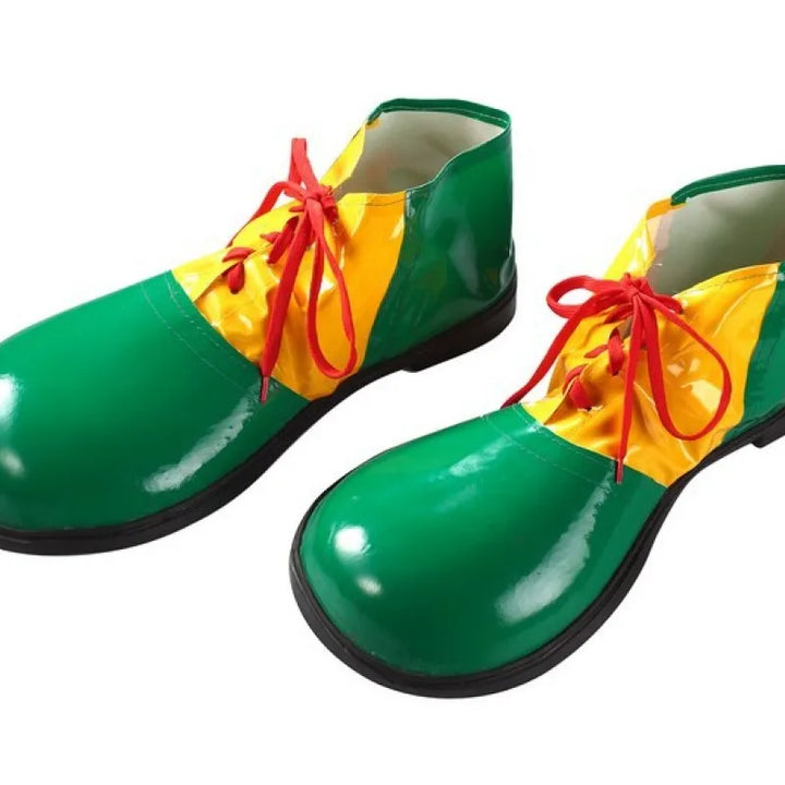 Halloween  Clown Shoes Stage Show Leather Shoes
