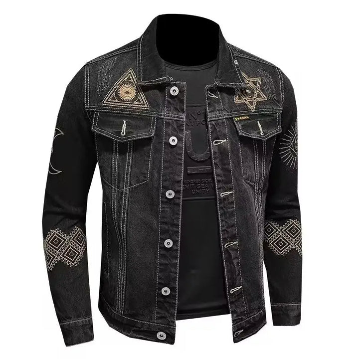 🧥 Retro Vibes. Modern Edge.
🔥 Men’s Embroidered Denim Jacket – Classic lapel design with a trendy, loose fit
🛵 Motorcycle-inspired style, perfect for spring & autumn
🎯 Detailed embroidery adds a bold, fashion-forward touch
Your go-to jacket for effort