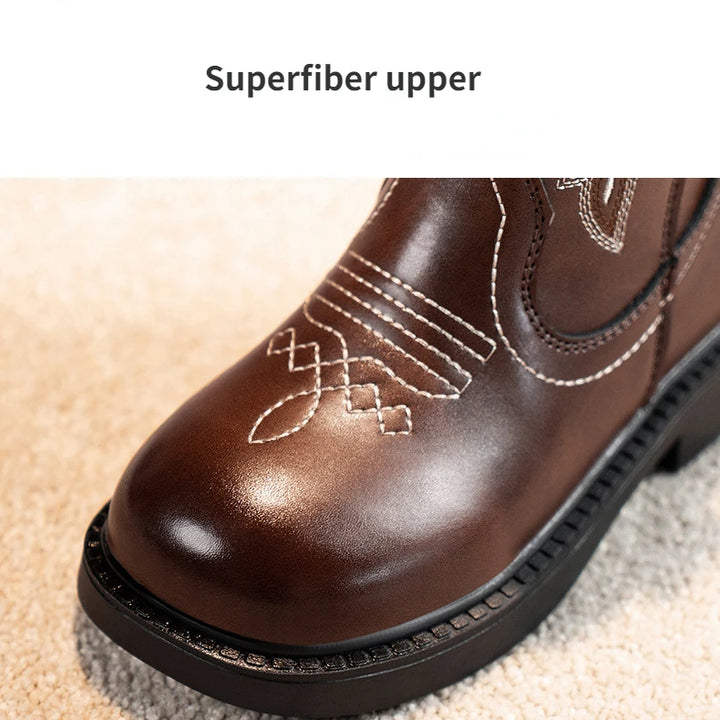Zapatos Niña Girls Boots Waterproof Cowboy Boots Childrens New Fashion Short Anti Slippery Boot Thick  Boot Kids Boot Botas Niña