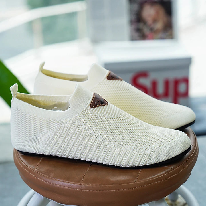 YRZL Mens Loafers Breathable Mesh Summer Lightweight Driving Moccasins Slip on Casual Shoes for Men Comfortable Walking Shoes