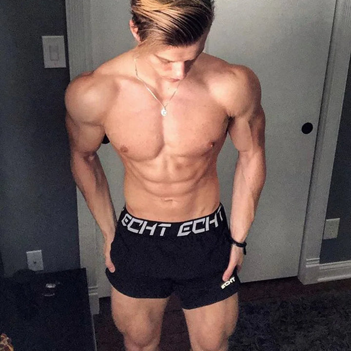 2024 New Men Running Bodybuilding Shorts Man Summer Gyms Workout shorts Male Breathable Quick Dry Sportswear Jogger Beach Shorts