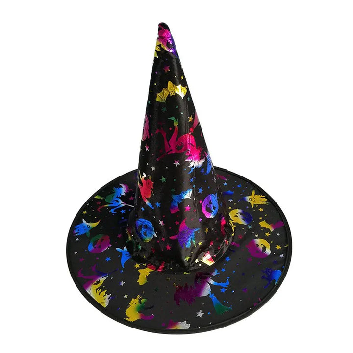 Kids Adults Halloween Party Cosplay Costume Props Home Decoration Wizard Cap