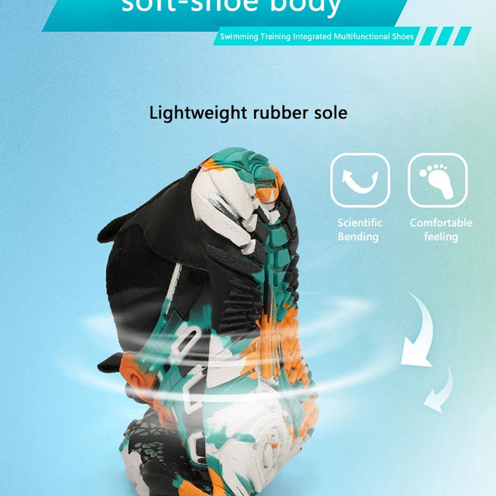 Kids Quick-Drying Water Shoes Anti Slip Wear-Resistant Cushioning Prevention Soft Breathable Sneakers Kids Barefoot Shoes ﻿