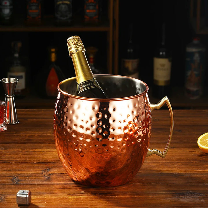 Extra Large 5L Hammered Moscow Mule Mug Mega Mug Moscow Mule Ice Bucket Mug
