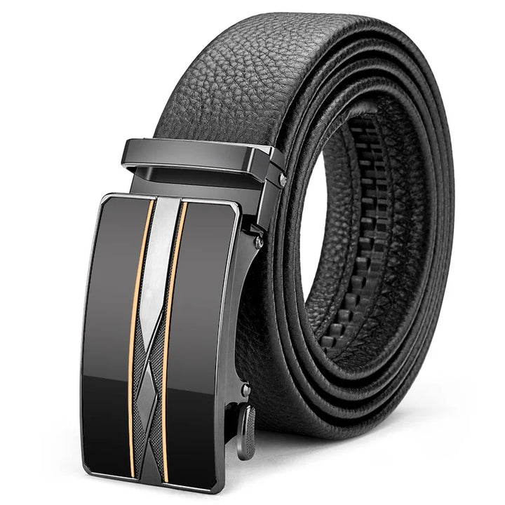 Men's Belt Leather Men Belts Waistband Automatic Belt for Man Mens Male Genuine Waist belts Business belts