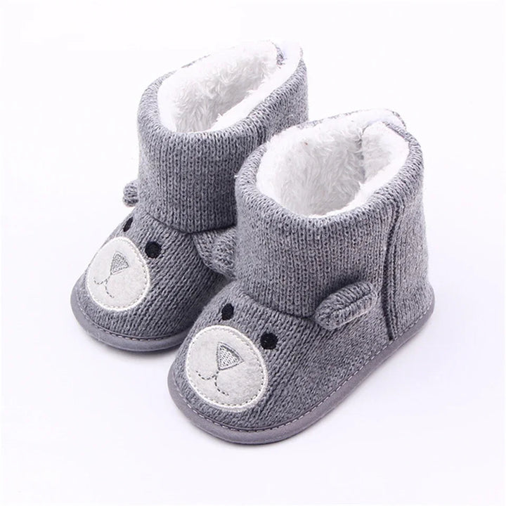 Baby Boys Girls Boots For Newborn Cute Cartoon  Animal Shoes Infant Toddler First Walkers Super Keep Warm Snowfield Boot