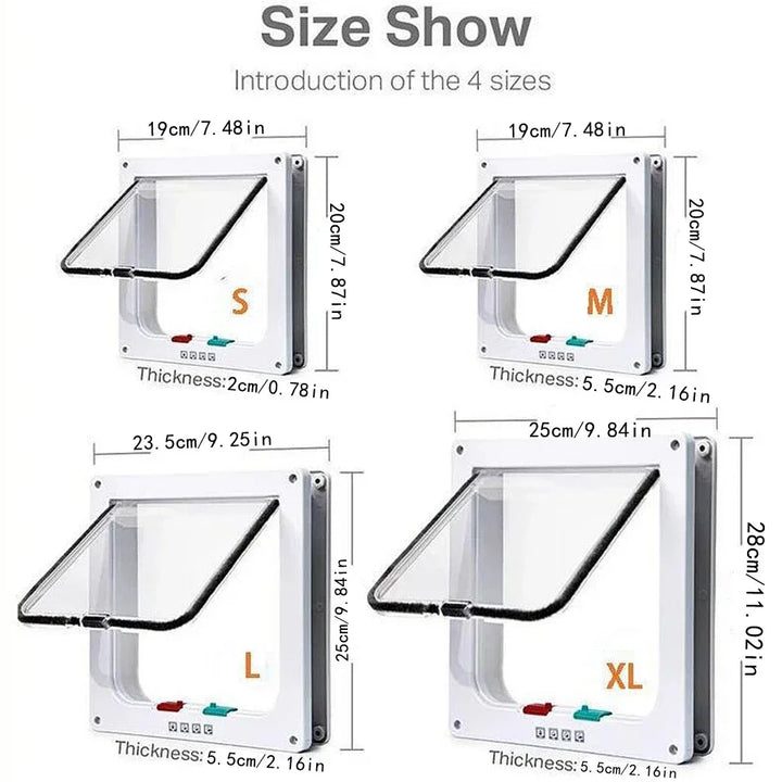 Pet Essential Durable Acrylic & Mesh Easy Install for Doors, Windows & Kennels 🐾 2-Way Entry – Easy in & out access for cats, small dogs & pets
💪 Durable Build – Strong acrylic frame with breathable mesh panel
🔧 Easy Installation.