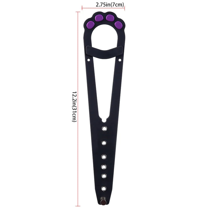 Cat Door Holder Latch Adjustable Dog Door Stopper Elastic Gate Lock Flex Latch Strap Keep Dog Out From Entering Pet Gate Supply