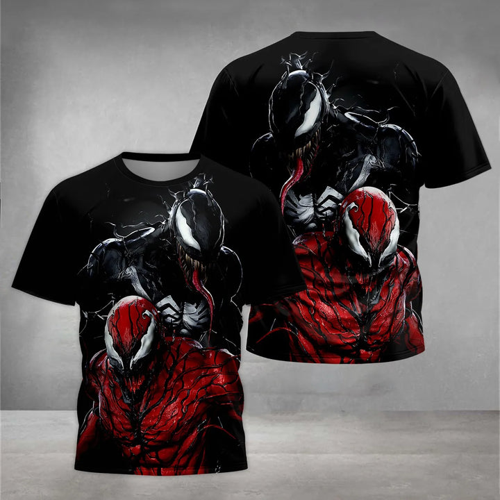 Marvels Venom Print Baby Clothing 5 to 14 Years Male Outdoor Clothes for Children Boy Girl Child T-Shirt Top Shirts