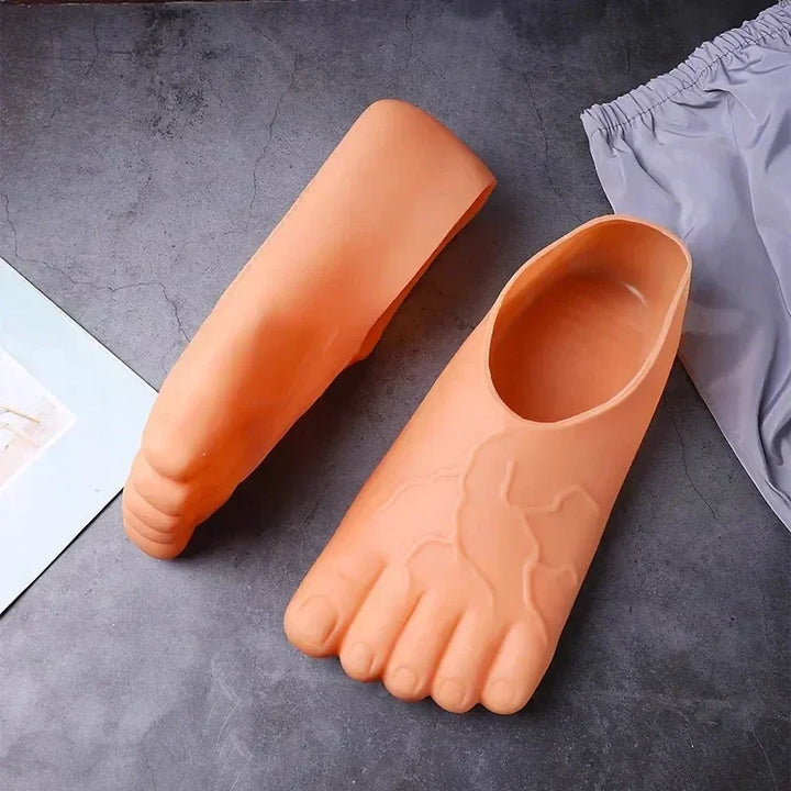 Halloween Shoes Funny Toe Slippers Ghost Shoe Flats Flip Flops Party Sandals Scary Green Christmas Costume Dress Accessories