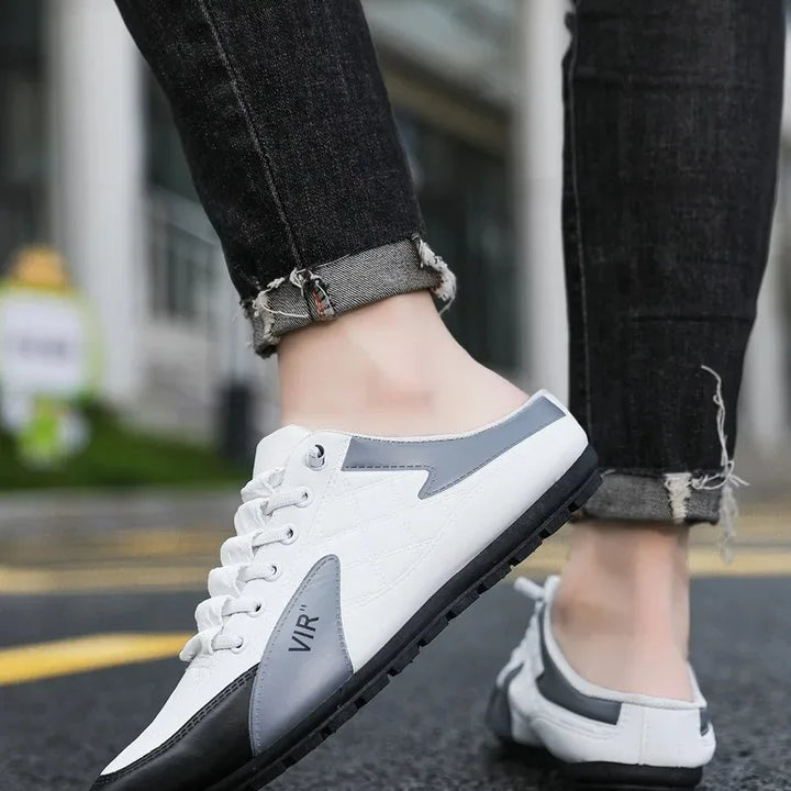 Summer Slippers for Men Trendy Men's Flat Bottom Casual Shoes Soft Sole Support Shoes Men's Sneakers Zapatos De Hombre