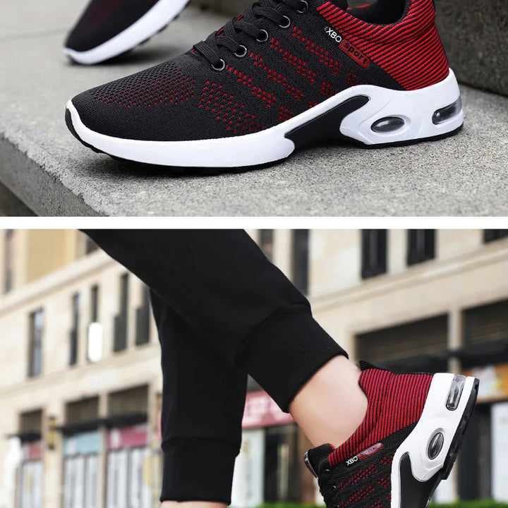 Shoes men 2025 new trend men's shoes breathable lace-up running shoes Korean version light casual sports shoes