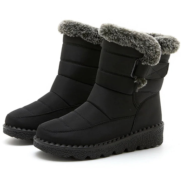 Women's Boots Trend Winter Shoes For Woman Winter Boots Ankle Low Heels Botas Mujer Waterproof Snow Boots With Fur Shoes