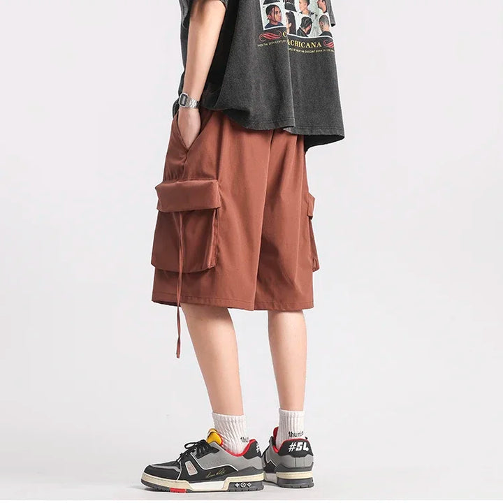 Men's Shorts Fashion Hip Hop Summe Casual Running Sports Shorts Male High Street Short Pants Outwear Cargo Shorts Men 5XL