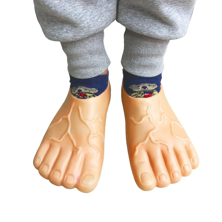 Halloween Shoes Funny Toe Slippers Ghost Shoe Flats Flip Flops Party Sandals Scary Green Christmas Costume Dress Accessories